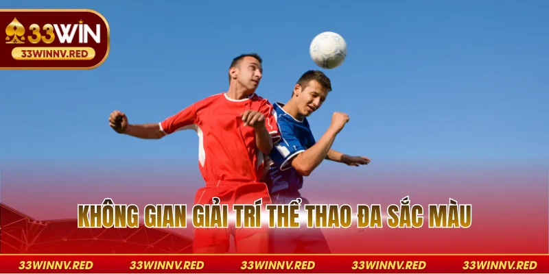 Không gian giải trí thể thao đa sắc màu